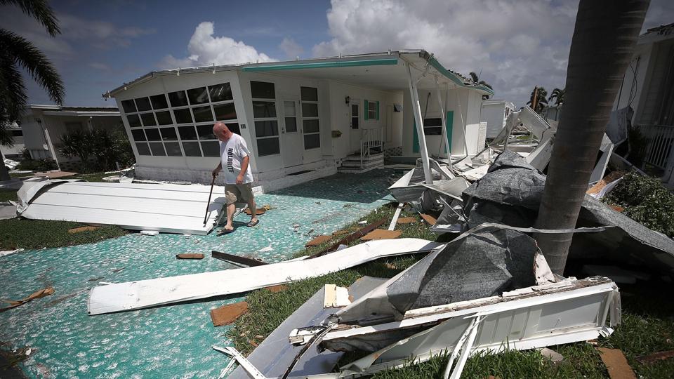 Orkanen Irma har hærget i Florida. Foto: Mark Wilson/Scanpix <i>Scanpix Denmark</i>