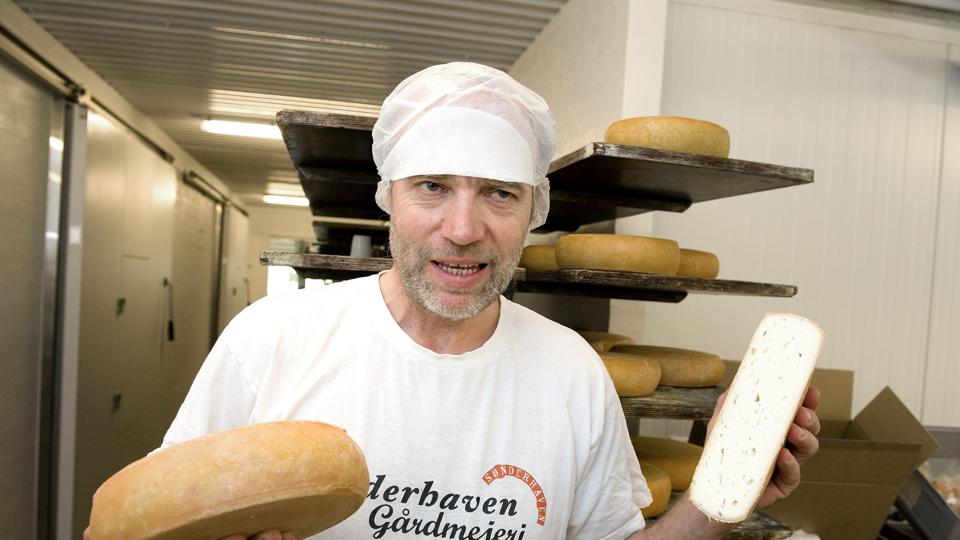 Preben Ørum har fået fire top 3-placeringer for sine oste på et år. Foto: Henrik Louis