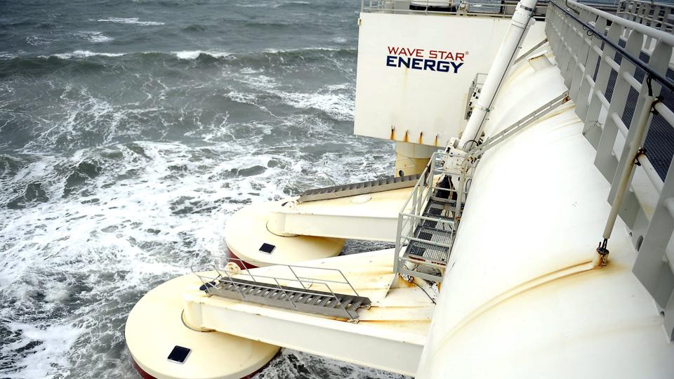 Frem til 2013 lå Wave Star ved Roshage-molen som et eksempel på en ambitiøs satsning på at udvikle teknologi til at udnytte bølgernes energi. <i>Arkivfoto: Diana Holm</i>