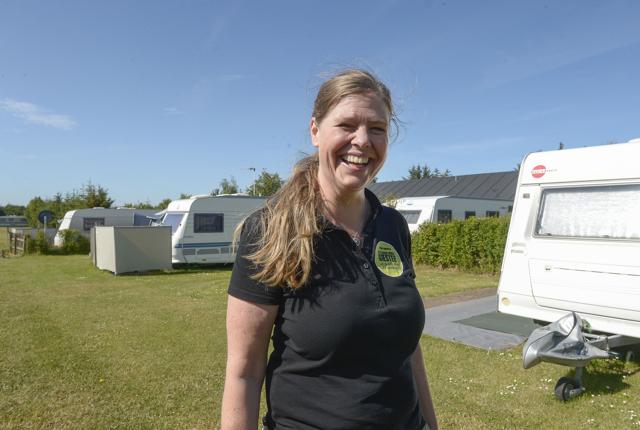Jette Hjort har sammen med ægtefællen Michael store planer med Saltum Strand Camping, der bliver den første plads i Danmark, som både kan tilbyde sommerhuse og plads til telt eller campingvogn. Arkivfoto: Grete Dahl