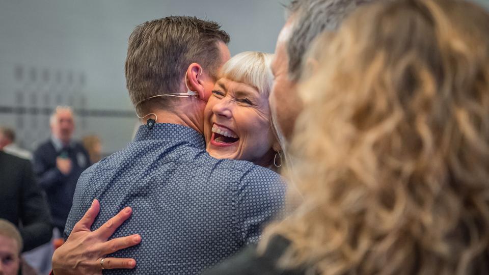 Den foreløbige optælling af de personlige stemmer viser, hvem der er kommet ind i byrådet. Fintællingen er dog på plads senere på dagen, og her kan de personlige stemmetal blive forrykket. Foto: Martin damgård