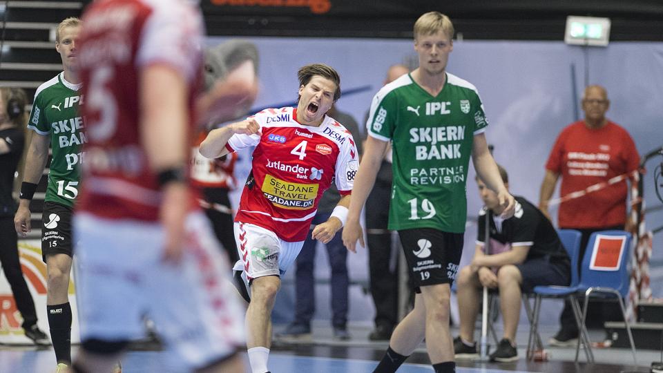 Patrick Wiesmach vender hjem til Aalborg Håndbold i næste sæson. <i>Arkivfoto: Torben Hansen</i>