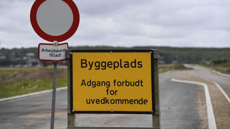 Egnsplanvej åbner delvis i slutningen af indeværende år, men indtil da er der adgang forbudt. Foto: Mette Nielsen <i>Mette Nielsen</i>