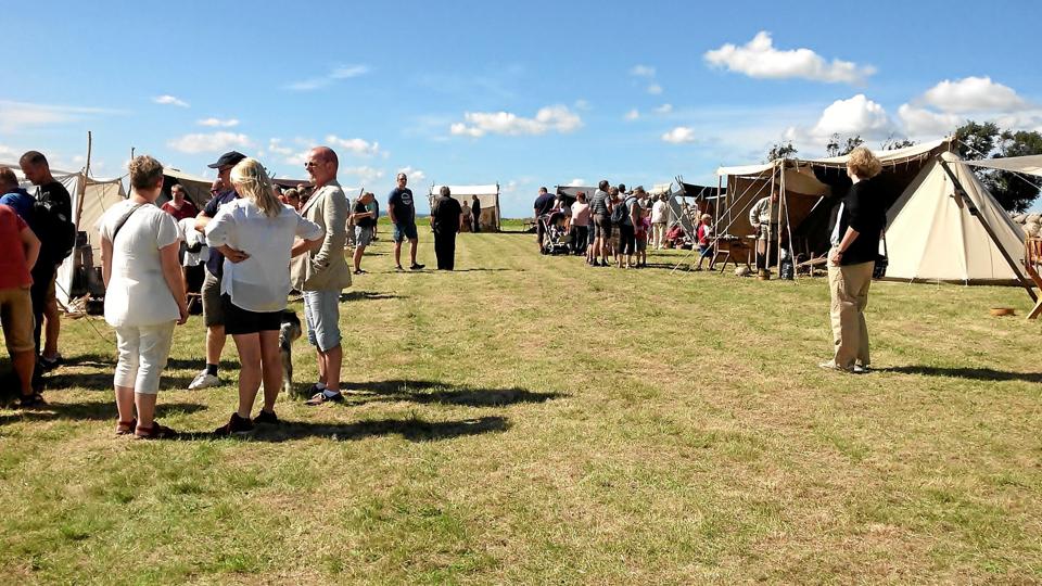 Det flotte sensommervej lørdag trak mange til Aggersborg Foto: Valdus Jensen <i>Valdus Jensen</i>