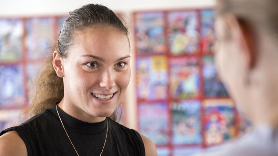 Svømmeren Mie Ø. Nielsen vinder Vild med Dans - mener i hvert fald Danske Spil. Arkivfoto: Daniel Bygballe