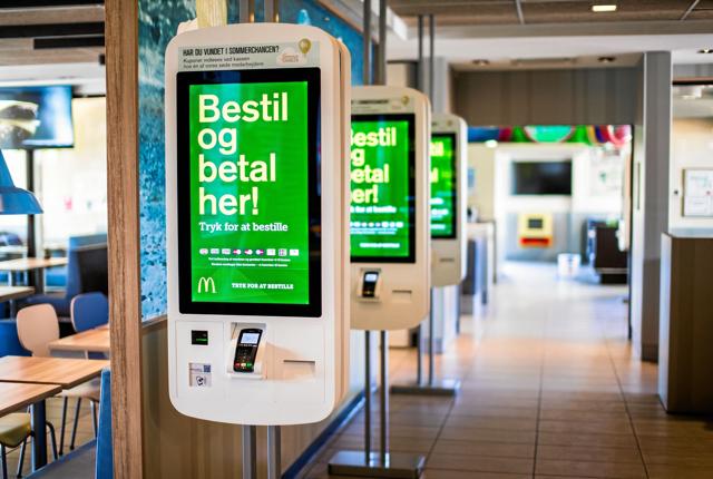 Fra 4. maj er der nye digitale muligheder i McDonald’s i Frederikshavn.