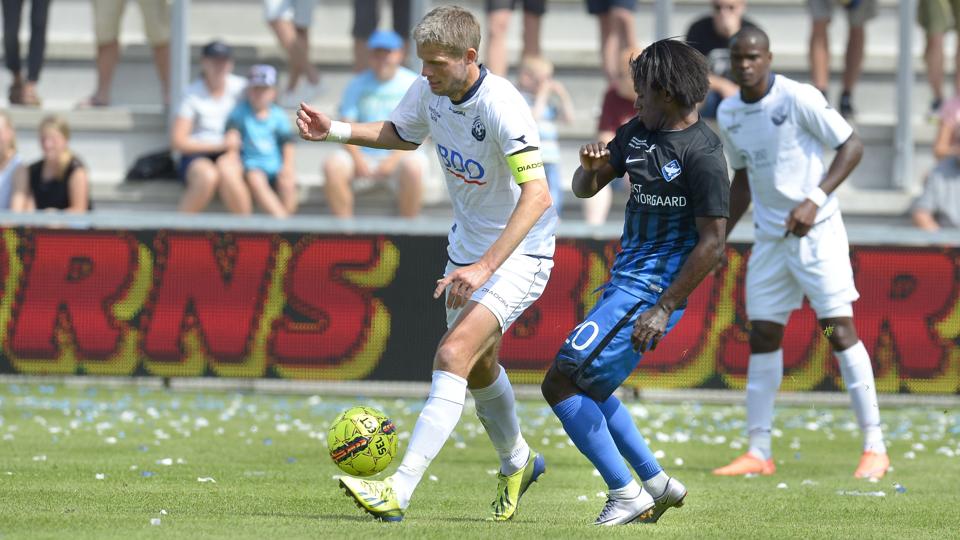 Chris Sørensen brændte straffespark mod FC Fredericia. Nordjyderne tabte kampen, der bliver vinterens sidste træningskamp for Vendsyssel FF, 1-0. Arkivfoto: Bente Poder <i>Bente Poder</i>