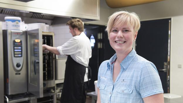 Dana Hyldgaard Curry er ansat som ny chef for restaurantdelen i Skallerup Seaside Resort. Foto: Bente Poder <i>Bent Bach</i>