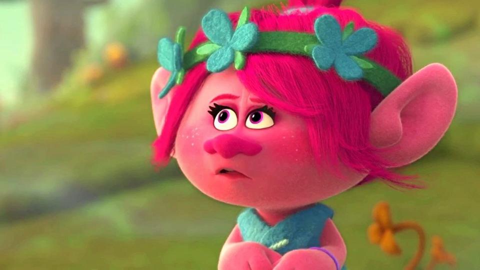 PR-foto fra filmen ”Trolls”.