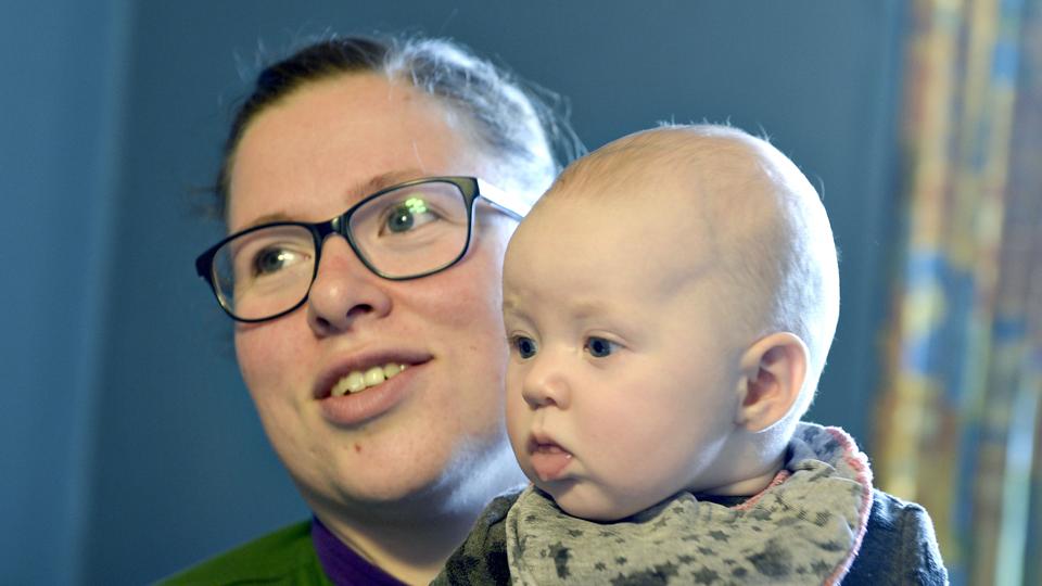 Line Vanggaard Pedersen er harm over, at der angiveligt har været modstand mod hende som spidskandidat , fordi hun er enlig mor til to. Arkivfoto: Henrik Louis <i>Henrik Louis</i>