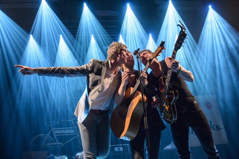 Folkeklubben er et af årets hovednavne på Skagen Festival. Her fra en af deres tidligere koncerter på festivalen. <i>Arkivfoto: Peter Broen</i>