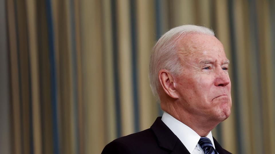 FILE PHOTO: U.S. President Joe Biden delivers remarks on the October jobs report at the White House <i>Evelyn Hockstein/Reuters</i>