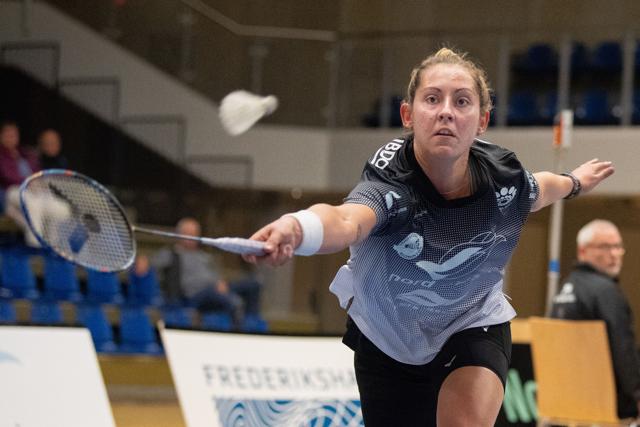 Kirsty Gilmour tabte i damesingle til Line Kjærsfeldt, da Vendsyssel Elite Badminton tirsdag aften tabte til Højbjerg.