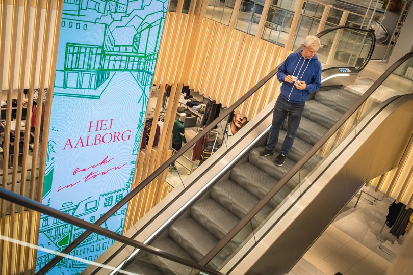 Magasin åbner klokken 10 torsdag med besøg af blandt andre borgmester Thomas Kastrup-Larsen.Foto: Martin Damgård.