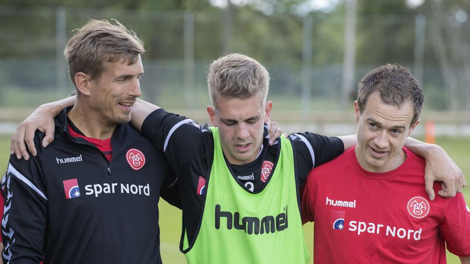 Marco Ramkildes skadesmareridt startede ved en træning i AaB. Arkivfoto: Andreas Falck
