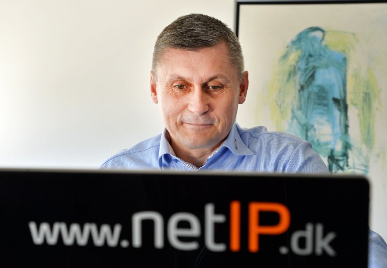 Administrerende direktør Carsten Hedemann er fortid hos NetIP. Arkivfoto. <i>Foto: Peter Mørk</i>