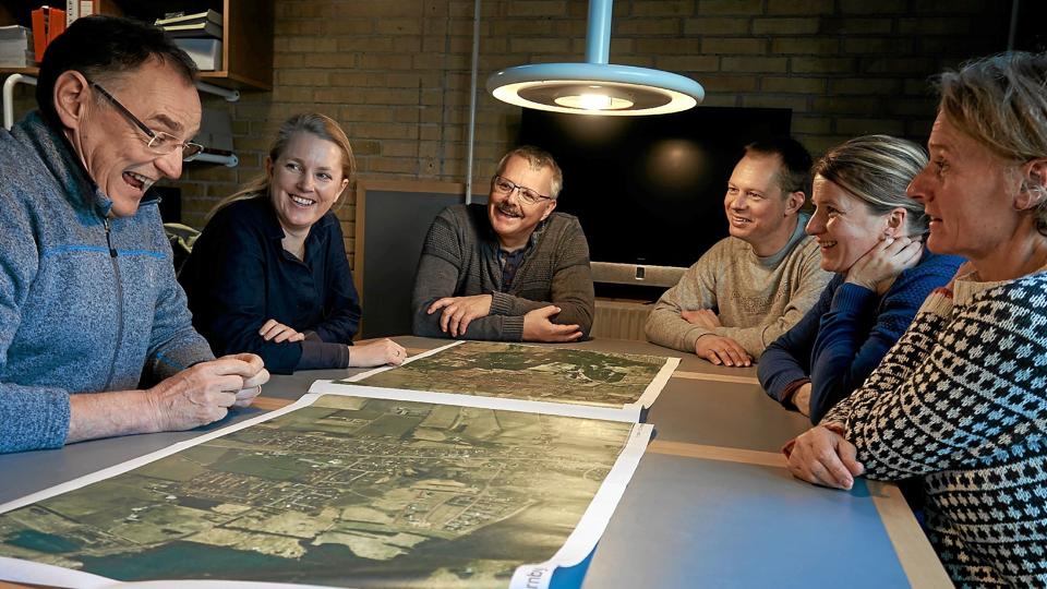 Arbejdsgruppen, der håber, at borgerne vil være med til at gøre Tornby til en smukkere by <i>Niels Helver</i>