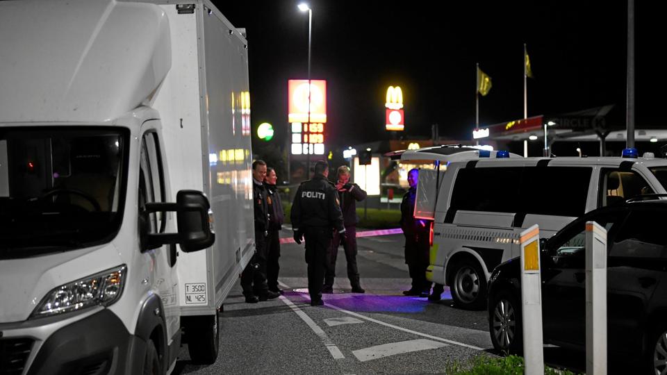 Drabet skete nær en tankstation i Haverslev. Arkivfoto: Jan Pedersen