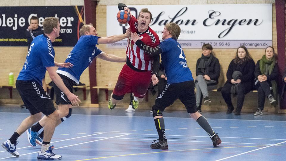 Jeppe Skadhauge scorede over en tredjedel af Nordthys mål i deres sejr over den nærmeste forfølger fra Tornby. Arkivfoto: Peter Mørk. <i>Foto: Peter Mørk</i>