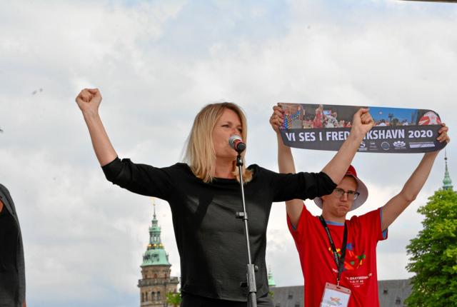 Frederikshavn værtsby 2020: Birgit S. Hansen, borgmester i Frederikshavn, kan ikke få armene ned...