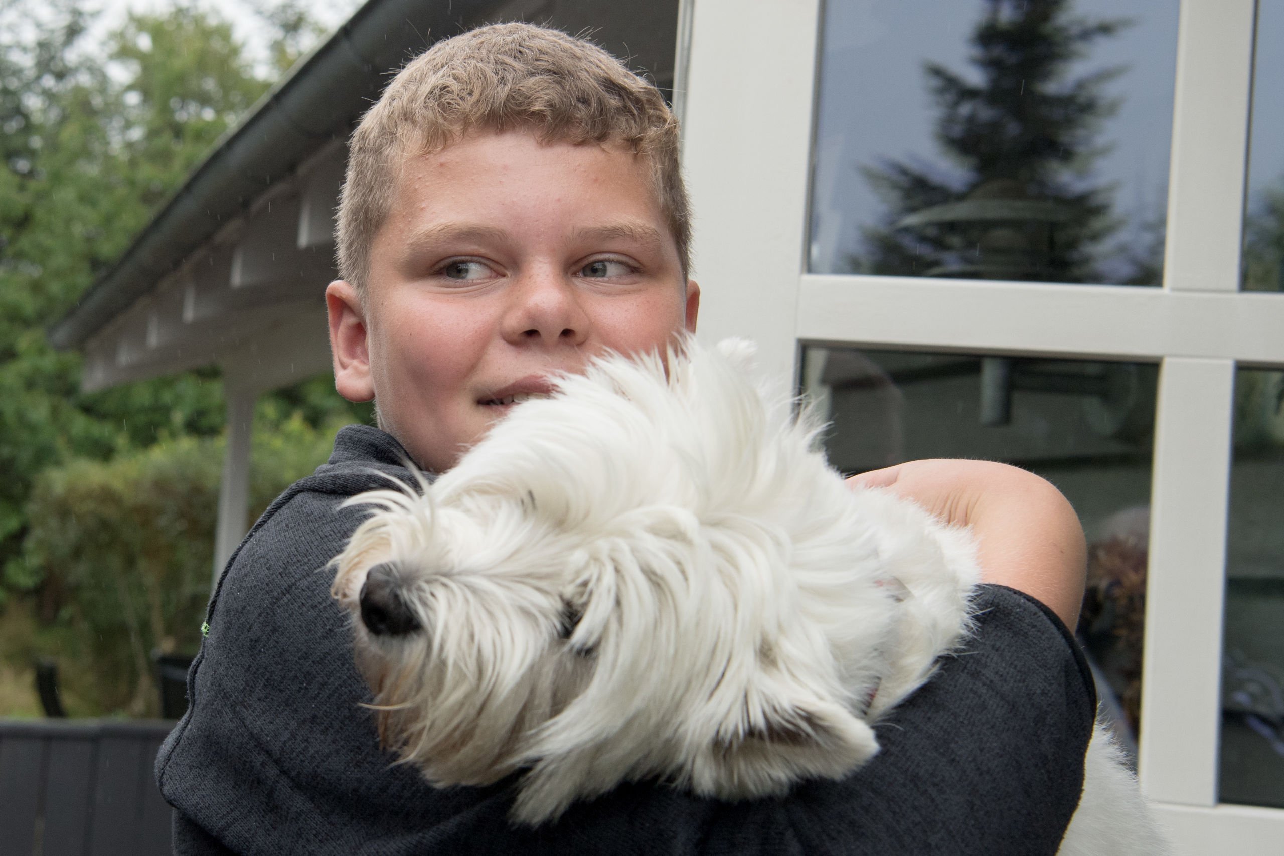 Familiestøtte: Leif og Daisy er guld værd for 13-årige Nicklas