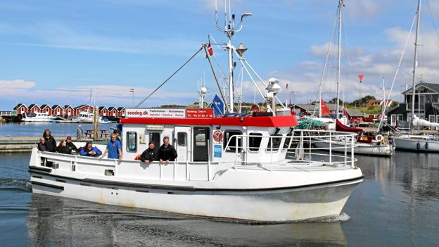 MS "Seadog" sejler med mellem Frederikshavn og Hirsholmene. Dertil sejler den om sommeren fra Vesterø Havn på Læsø og ud på forskellige oplevelsesture som sælsafari og fisketure - og det er også muligt at chartre båden for en dag. <i>Arkivfoto: Kirsten Østergaard</i>