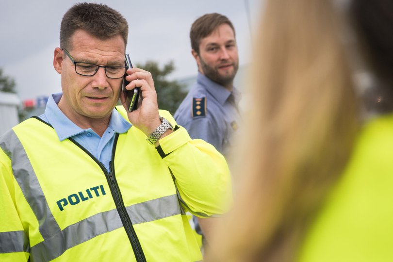 Politikommissær Claus Kjær-Pedersen: Det handler om sikkerheden på de danske veje. Arkivfoto