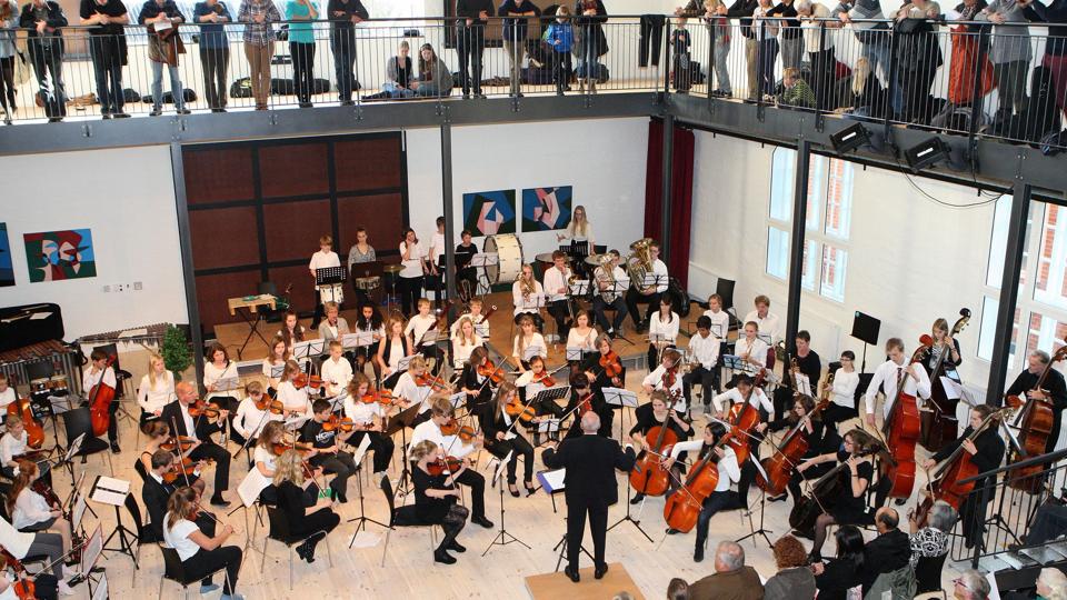 Nordjyllands ungdomssymfoniorkester får ny inspiration i Brønderslev. arkivfoto