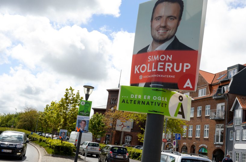 På tirsdag kravler kandidaterne ned fra plakaterne og viser sig på havnefronten i Thisted. <i>Arkivfoto: Diana Holm</i>