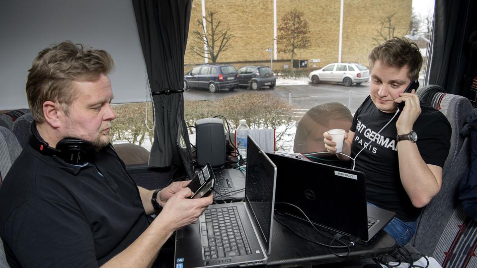Du kan møde Niels Skovmand og Thomas Loft i NORDJYSKE Bussen i Terndrup i dag. Arkivfoto Lars Pauli <i>Lars Pauli</i>