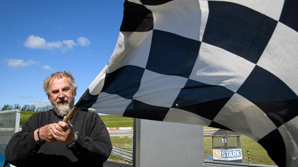 Finn Knudsen er formand for Motorsport Nordjylland - han håber, at få EM-afdeling i Rally Cross til Nysum. Foto: Peter Broen