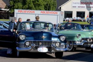 Fest for de gamle modeller: Masser af veteranbiler kørte rundt i Thy