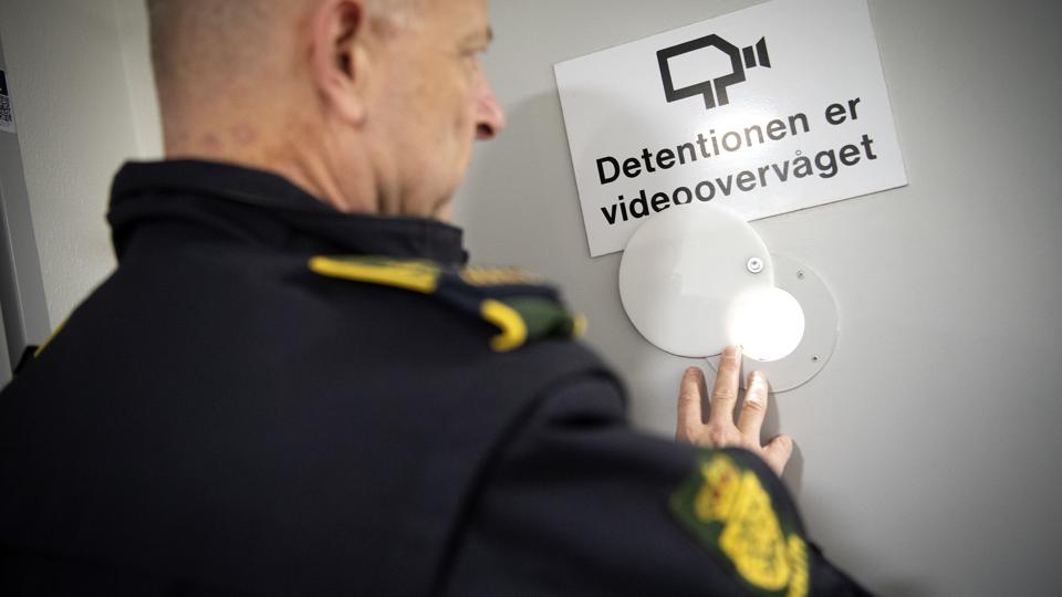 Fire har måttet overnatte i de nordjyske detentioner natten til søndag. <i>Foto: Henrik Bo</i>