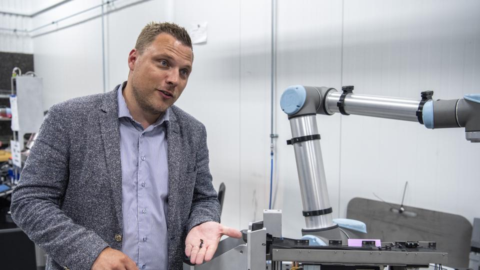 - Modet, evnen og viljen til at give sig i kast med ny teknologi er stigende i industrien, siger Casper Hansen, der er administrerende direktør hos Technicon. Foto: Kim Dahl Hansen