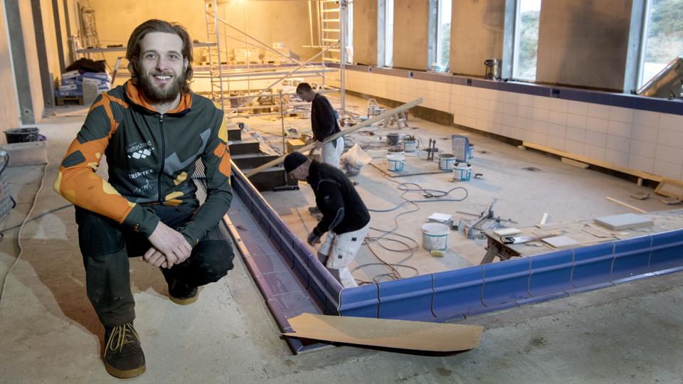 Direktør Kristian Skjødt glæder sig til at kunne tage Havbadehuset i brug. <i>Lars Pauli</i>