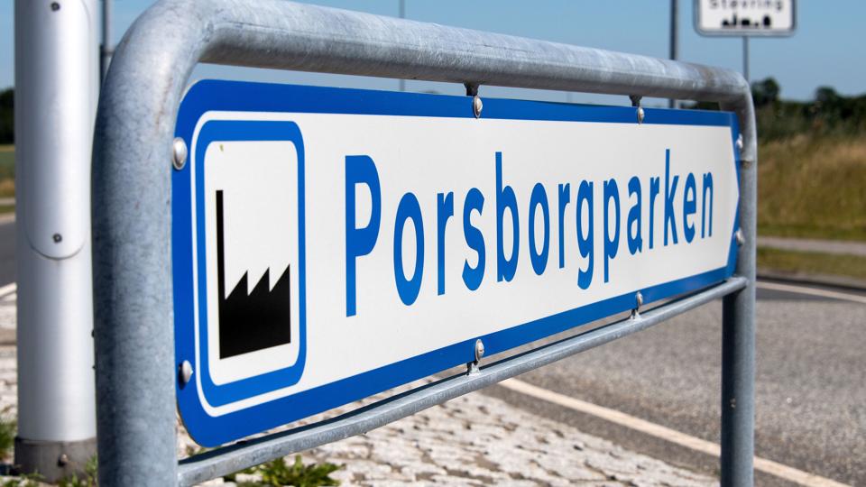 I Porsborgparken etape 1 i Støvring er der pt. 20 hektar ledig erhvervsjord. <i>Foto: Henrik Bo</i>