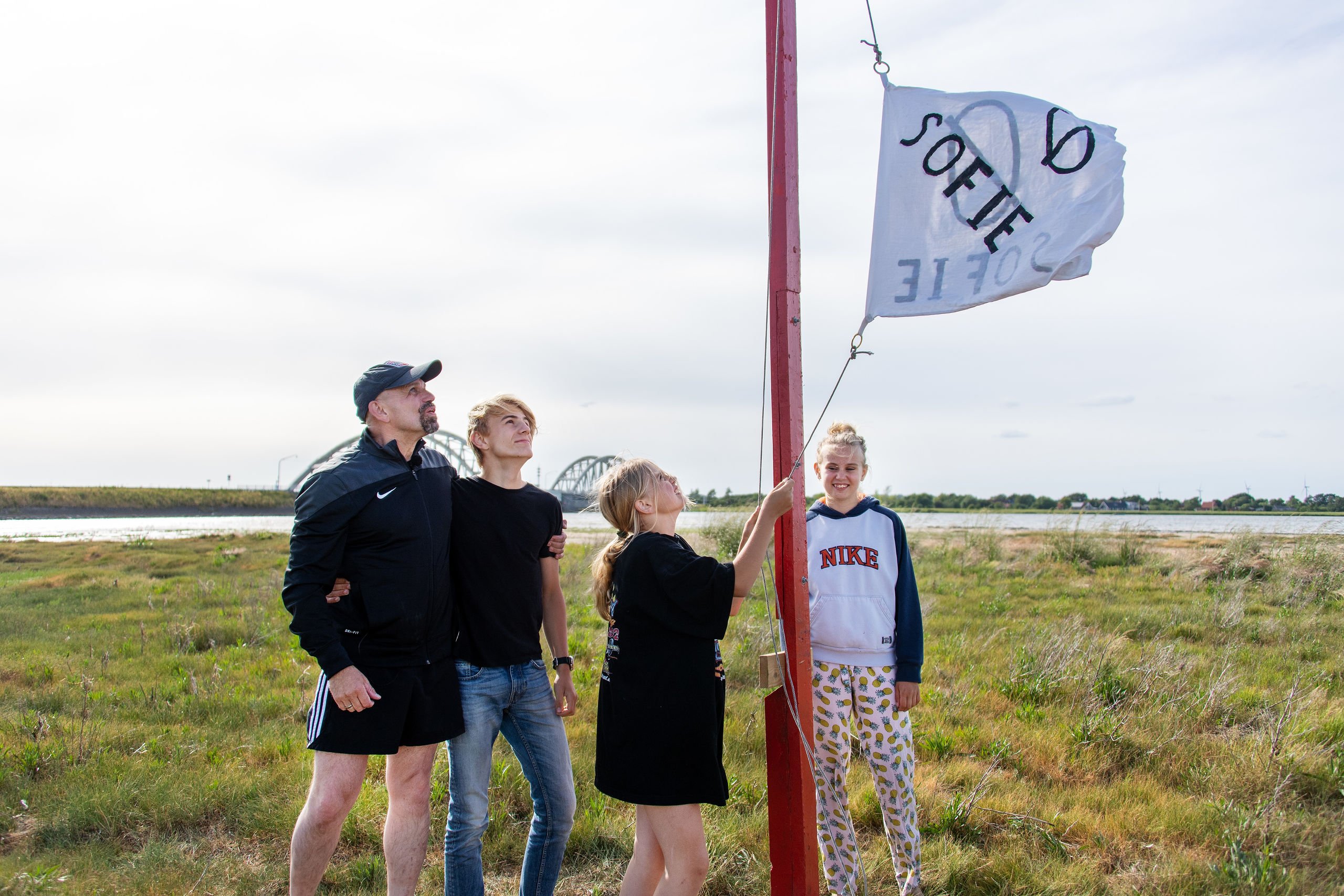 Sofie får sin egen ø: Familie erobrede ny ø i Limfjorden i nat
