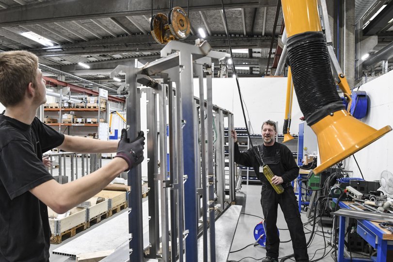 Virksomheden producerer udstyr i rustfrit stål til fødevareproduktion. Arkivfoto