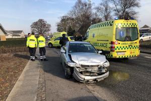 Anholdt for spritkørsel: Bilist ramte forankørende