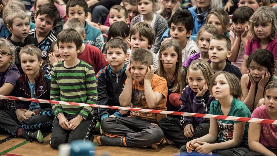 Kommende årgange af børn i Jetsmark får glæde af den nye skole. Arkivfoto: Martin Damgård