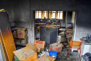 Brand på skole: Alle elever evakueret