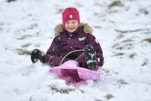 Sne i Nordjylland: Til glæde for børn og til ulempe for trafikanter