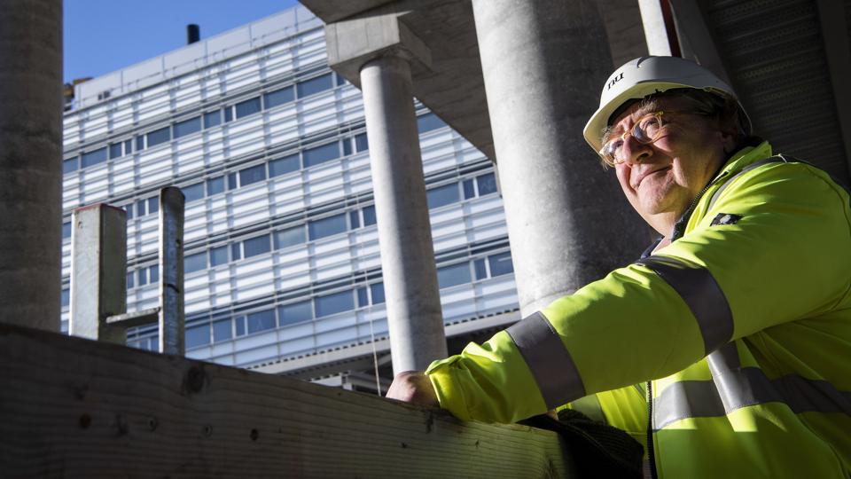 Byggeriet i udkanten af Aalborg skyder hastigt i vejret. Nu er alle de store licitationer på plads. Foto: Henrik Bo <i>Foto: Henrik Bo</i>