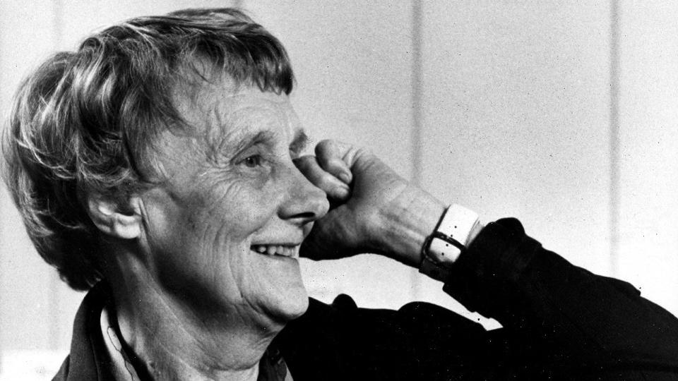 Børnebogsforfatter Astrid Lindgren og tyske Louise Hartung skrev over 600 breve sammen. Louise var forelsket, det var Astrid ikke. Arkivfoto: Klaus Gottfredsen/POLFOTO <i>POLFOTO</i>
