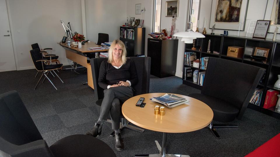 Borgmester Birgit S. Hansen (S) ser tilbage på et 2018, som hun blandt andet mener vil blive husket for havneudvidelser, 200 års jubilæum, havvindmøller og M.A.R.S.Foto: Henrik Louis