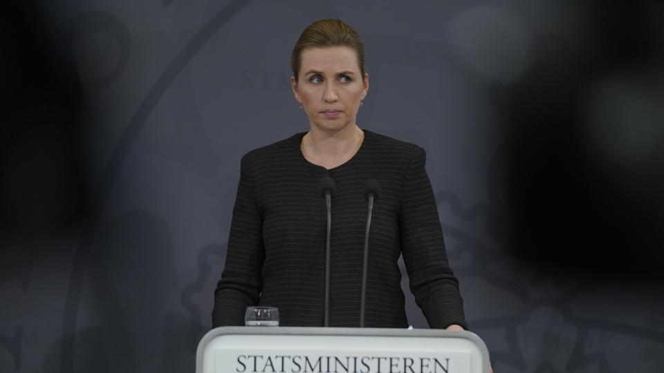 Mette Frederiksen var optimistisk på pressemødet mandag aften. Hun stillede i udsigt, at samfundet gradvist kan genåbnes efter påske. Arkivfoto: Martin Sylvest <i>Ritzau Scanpix</i>