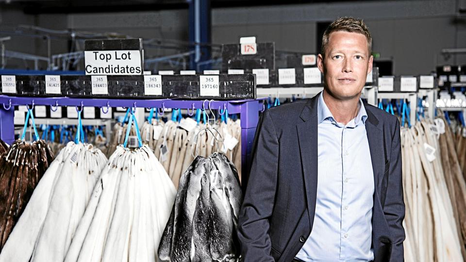 Jesper Lauge Christensen, administrerende direktør hos Kopenhagen Fur, fortæller, at markedet er begyndt at reagere på destruktionen af millioner af danske mink. <i>Photo © Helle Moos</i>