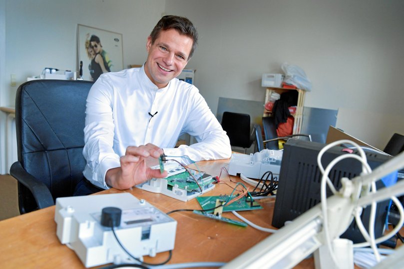 Daniel Lux er medstifter af Seluxit, som bidrager til energieffektivitet gennem teknologi, kendt som Internet of Things. Foto: Bente Poder