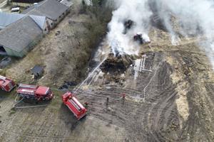 Stor halmbrand ved Aabybro