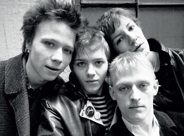 På vinterfestivalen Northern Winter Beat i Aalborg kunne man i 2018 se en udstilling med Jan Sneums billeder fra punkscenen i Danmark i 1978 og 1979. På billedet Sods, der senere blev til Sort Sol. Foto: Jan Sneum